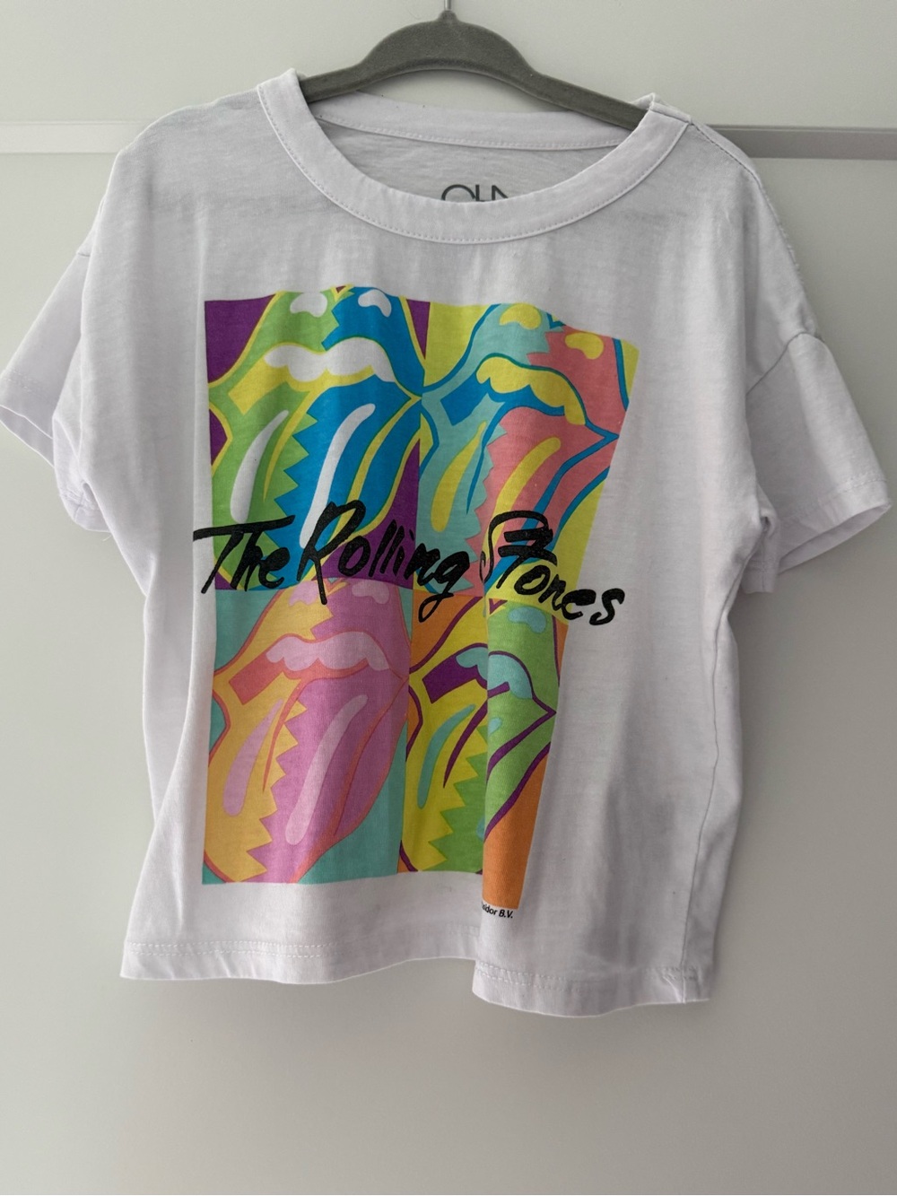 Chaser Kids 4T The Rolling Stones White Graphic short sleeve concert T-shirt